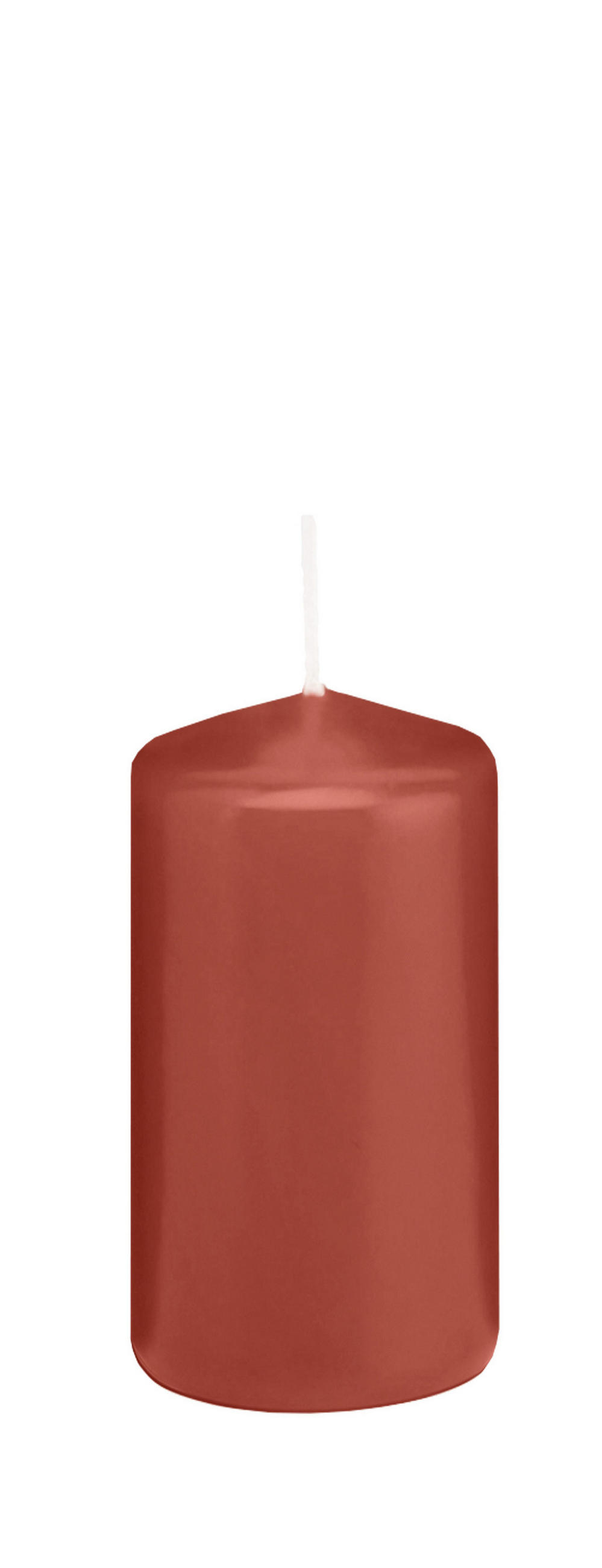 STUMPENKERZEN Ahorn Ø 58 x 120 mm, 16 Stück - Ahornfarben, Paraffin (6/12cm) - Wiedemann Kerzen