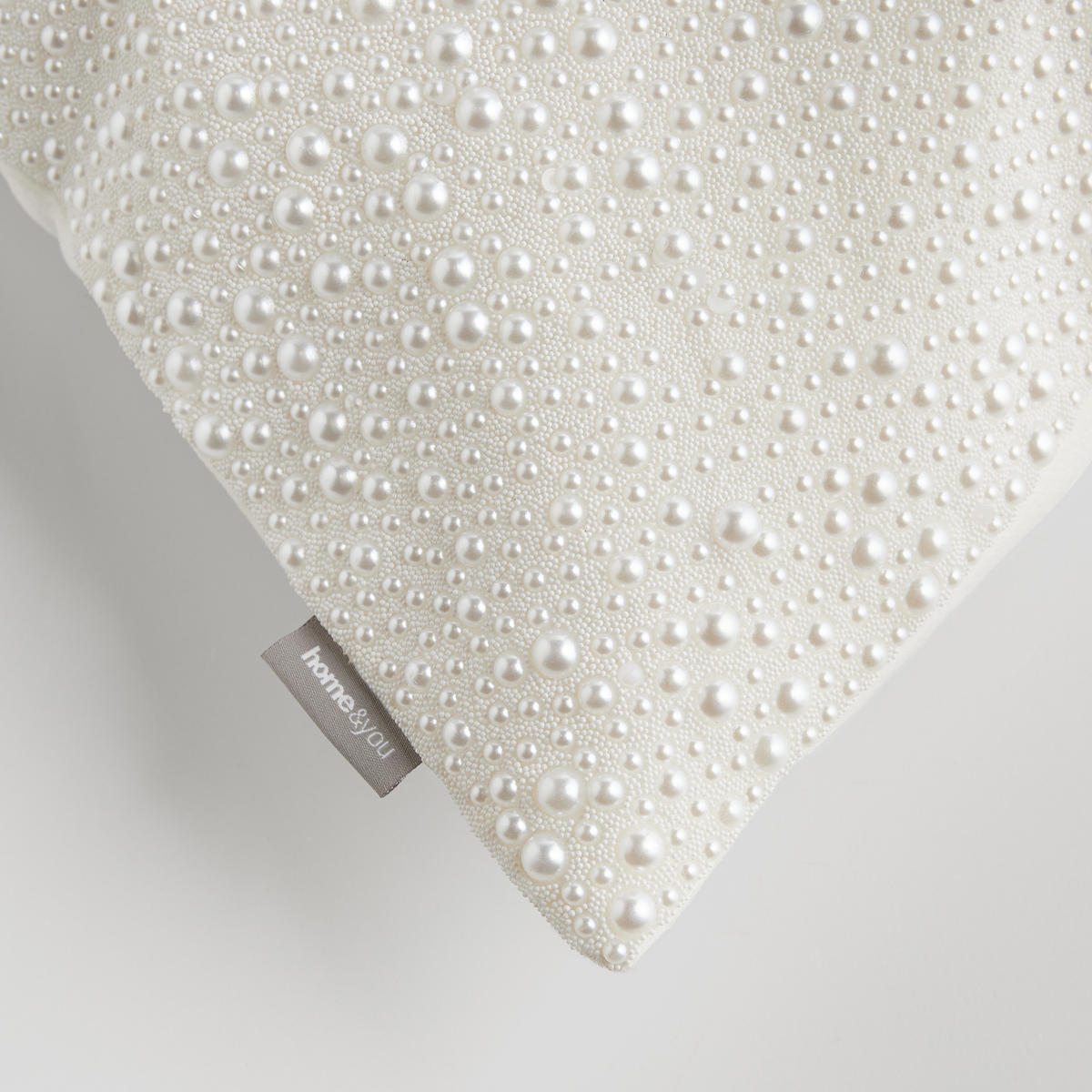 KISSENBEZUG Pearlina - Ecru, Textil (45/45cm) - home&you