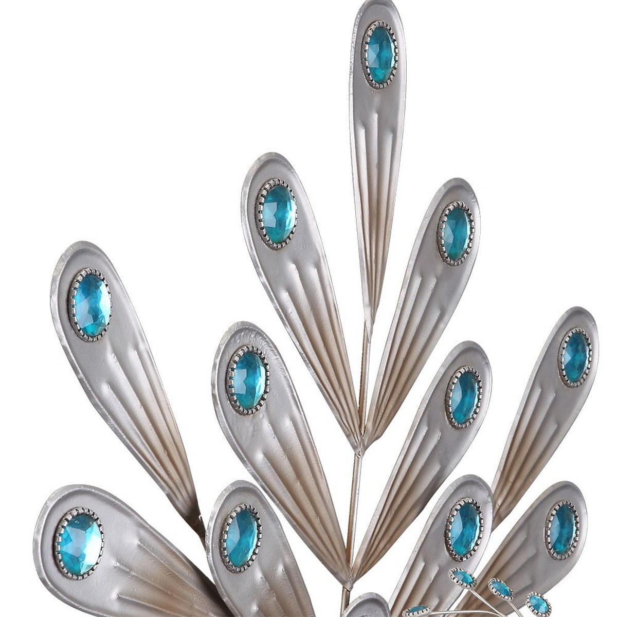 LED AUSSENLEUCHTE Solar Silber - Silberfarben, Metall (38/21.3/56.8cm) - Globo Lighting