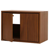 WASCHBECKENUNTERSCHRANK Braun - Braun, Holz (70/50/40cm) - MCW
