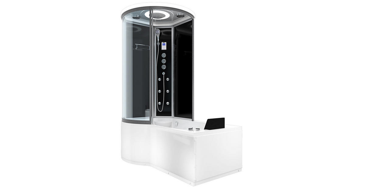 AcquaVapore by Sandra Jentho WHIRLPOOL Wanne Duschkabine sw K55-R33-WP-EC  100x1 jetzt nur online  XXXLutz.de