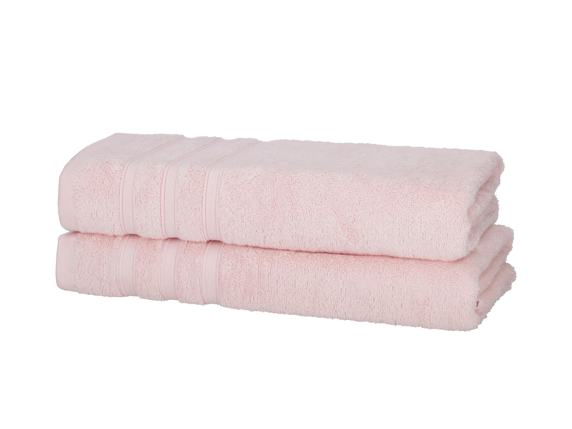 DUSCHTÜCHER 70x140 cm 450g/m2 im 2er Set, Duschtuch Rosa - Rosa, Textil (70/140cm) - Carpe Sonno