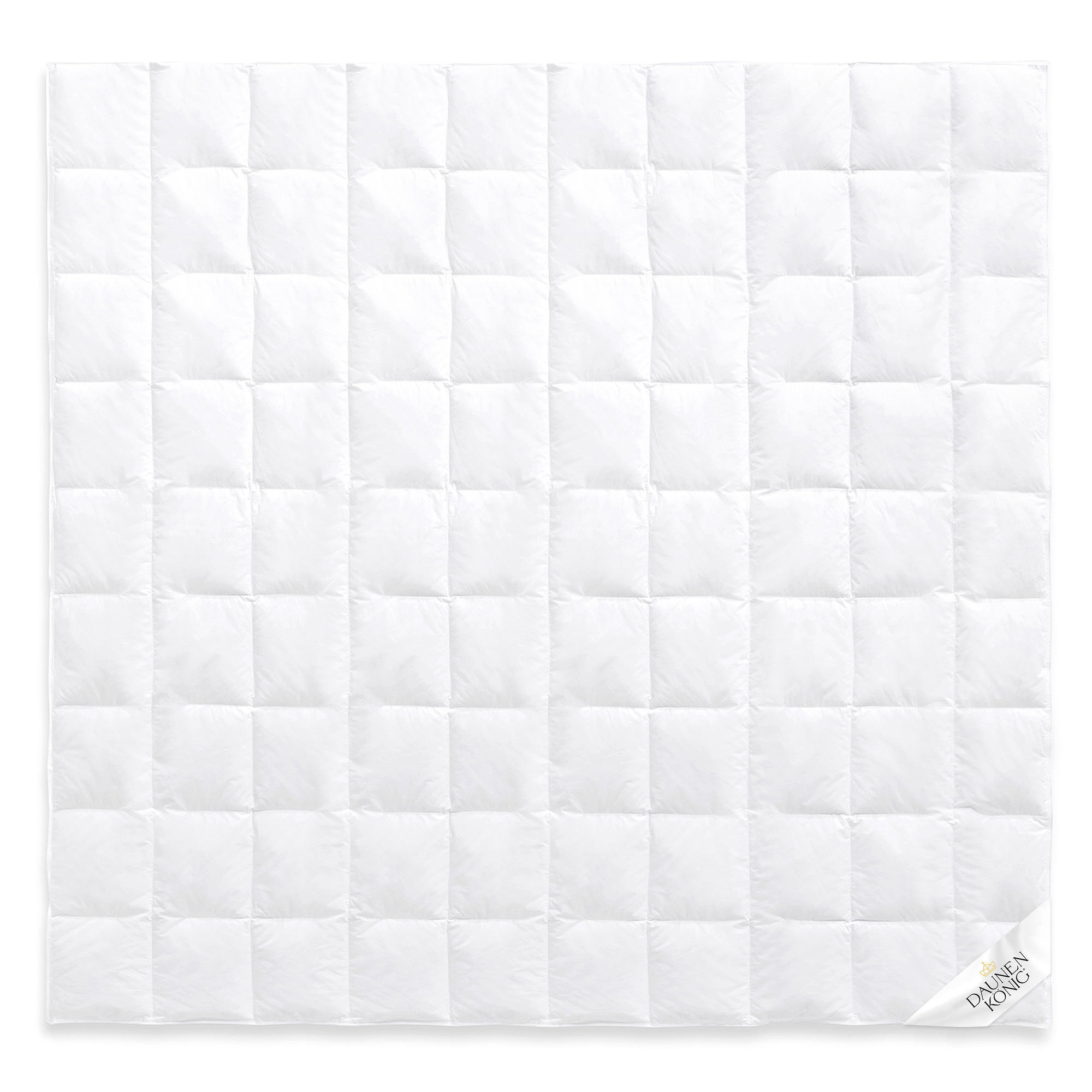 GANZJAHRESBETTDECKE ROYAL Gänsedaunen medium - Weiß, Naturmaterialien/Textil (240/220cm) - Daunenkönig