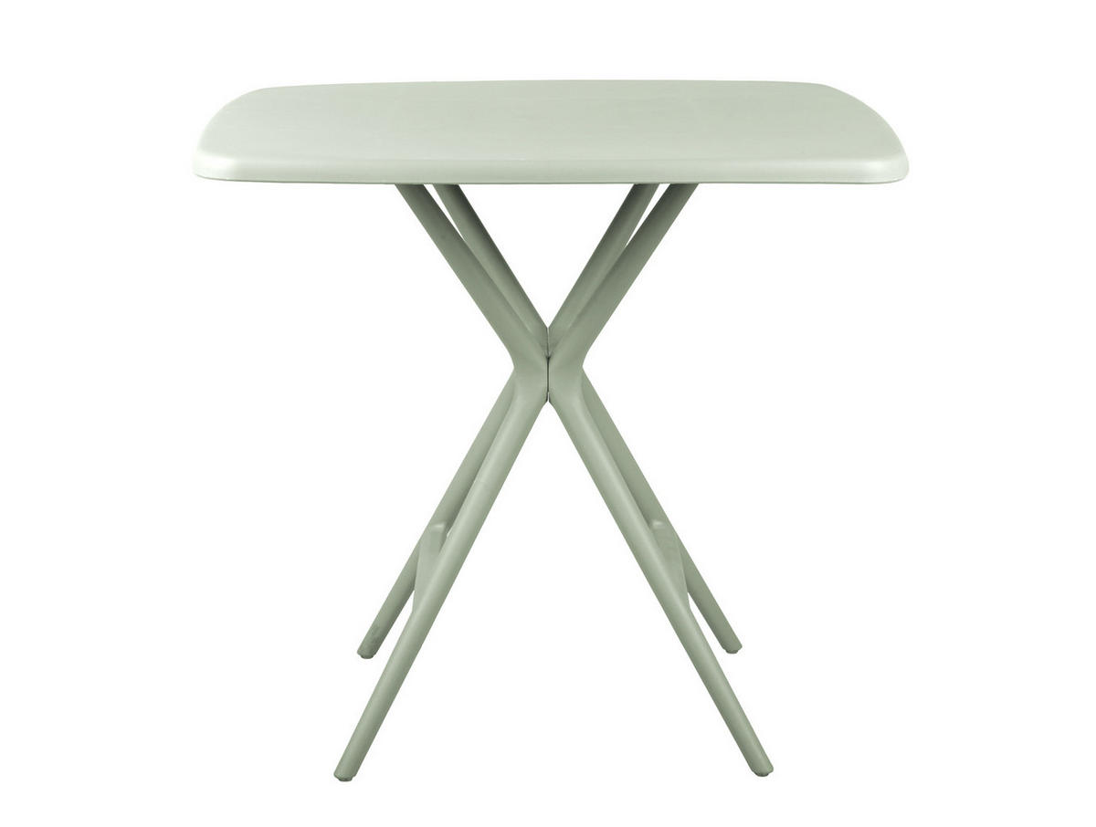 BEISTELLTISCH Mirth 70/70/73 cm - Grün, Kunststoff (70/70/73cm) - Leitmotiv
