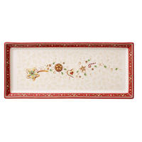 KUCHENPLATTE Winter Bakery Delight bunt 40 x 17 cm - Multicolor, Keramik (17.3/2.9/39.7cm) - Villeroy & Boch