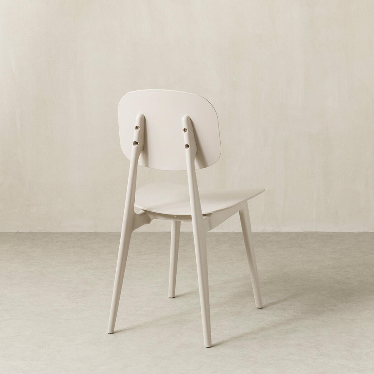 STUHL Helm Beige 43 cm x 82.5 cm - Beige, Kunststoff (43/82/51cm) - Kenay Home