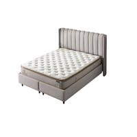 POLSTERBETT-SET Organic 150x200 Beige - Bett inkl. Matratze - Beige, Metall (150/200cm) - Villa Möbel