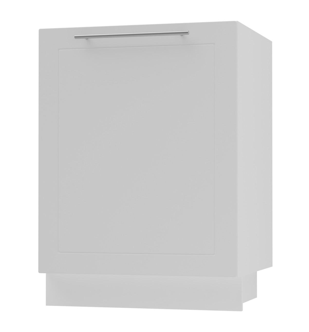 Feldmann-Wohnen Küchenunterschrank Weiß, Weiß 60x82x50 cm