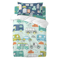 BETTBEZUG 2er-Set teiliges holidays 100x120 cm (kinderbett) mehrfarbig - Multicolor, Textil (100/120cm) - Happy Friday
