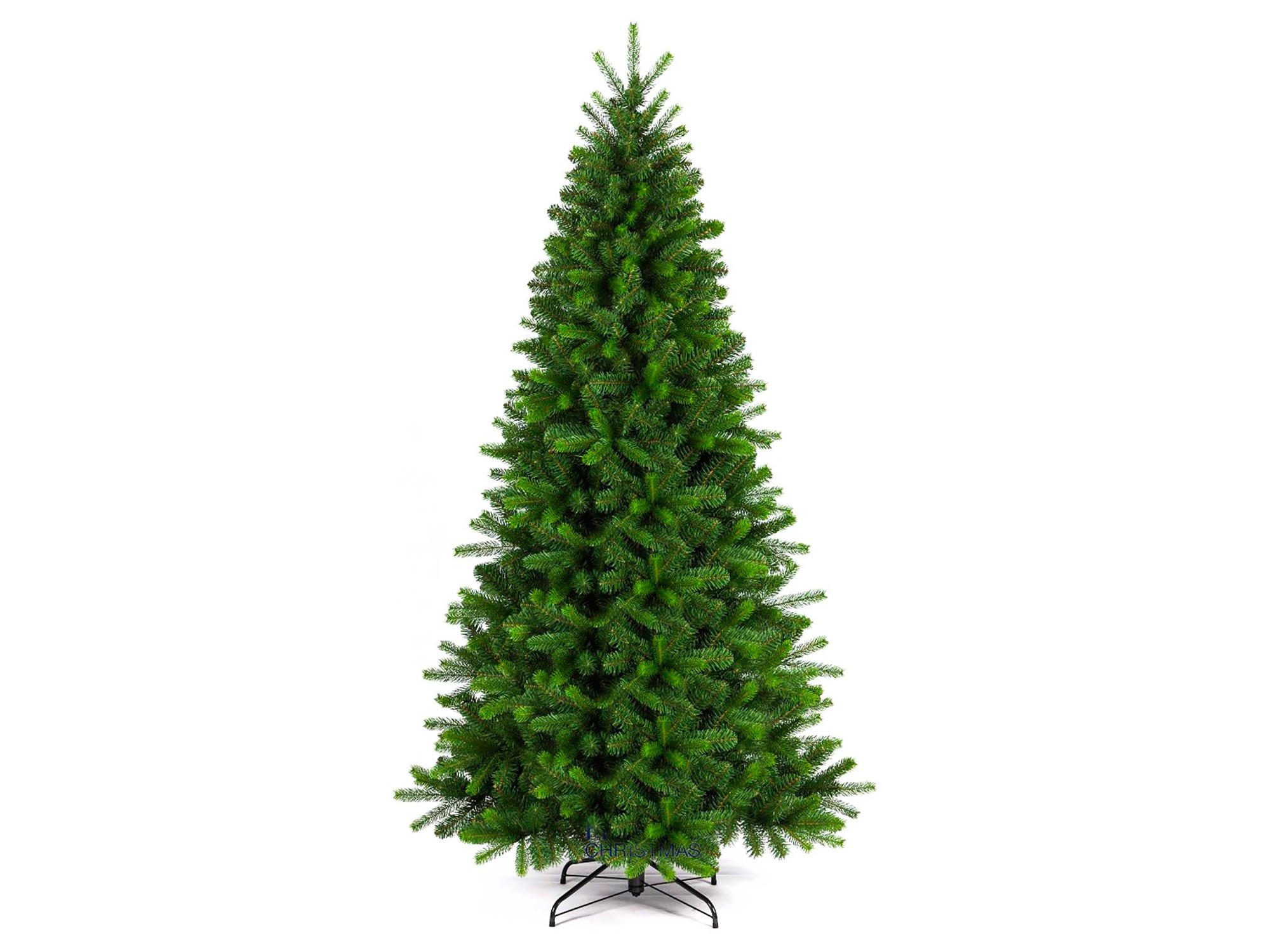 LAALU WEIHNACHTSBAUM künstlich Laurin 210 cm, Tannenbaum Christbaum Kunstbaum Dekobaum mit Metallständer - Grün, Kunststoff (210cm) - LAALU