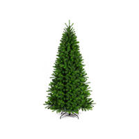 LAALU WEIHNACHTSBAUM künstlich Laurin 210 cm, Tannenbaum Christbaum Kunstbaum Dekobaum mit Metallständer - Grün, Kunststoff (210cm) - LAALU