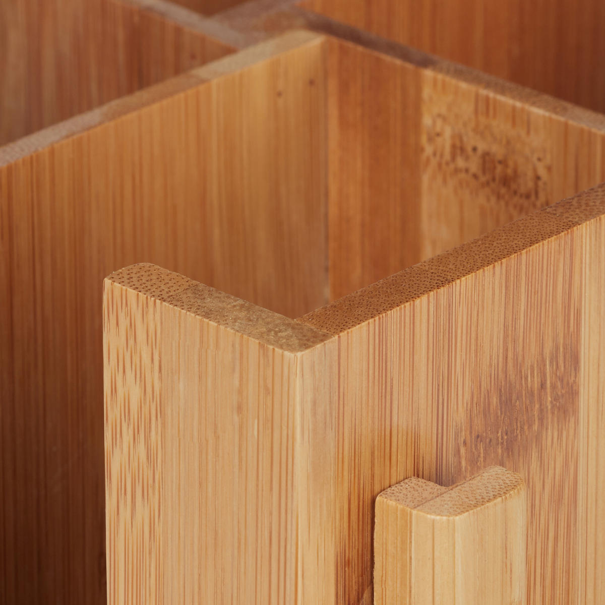 TEEBOX - Hellbraun, Holz/Metall (18/20.5/18cm) - Relaxdays