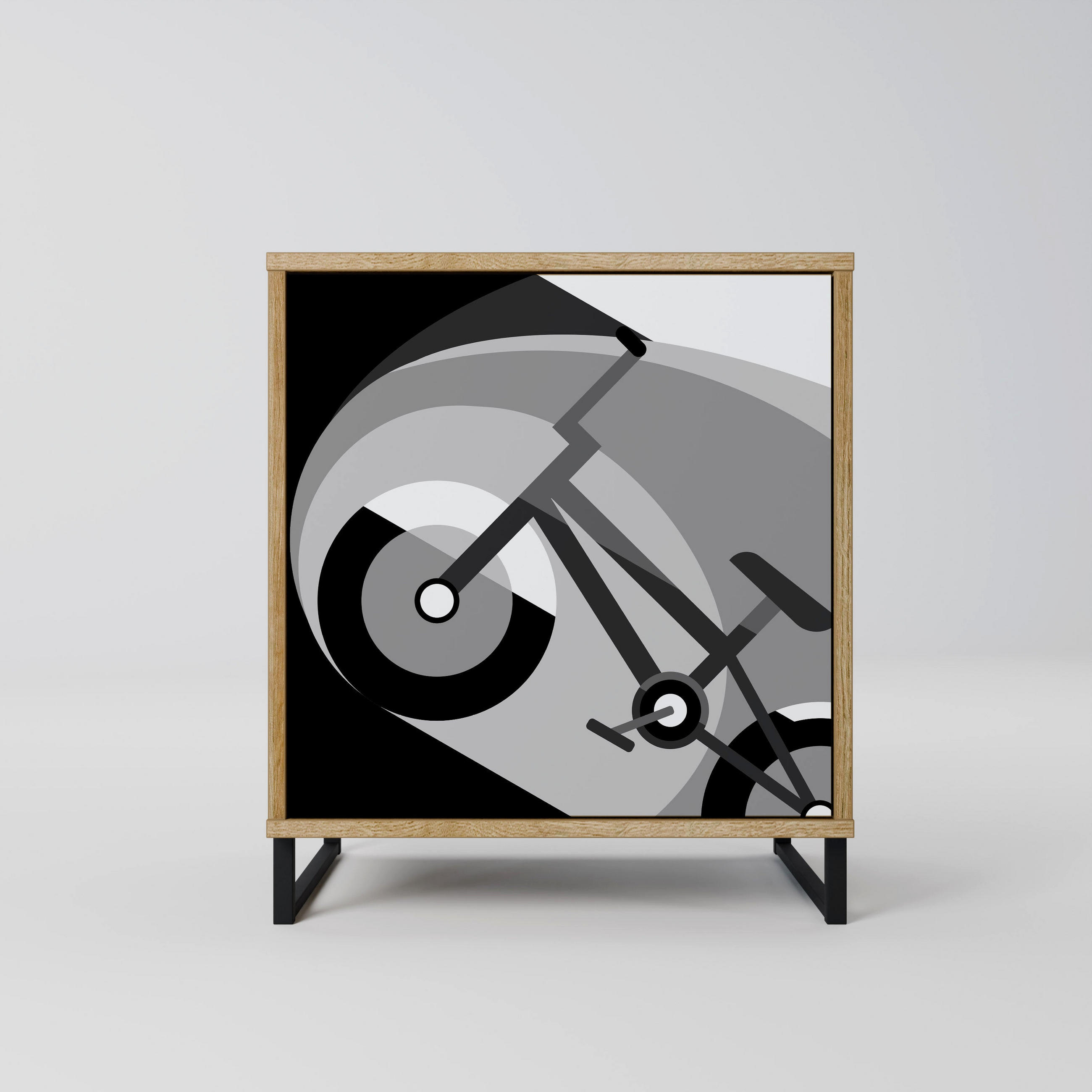 SpaceRebels Sideboard Eiche 57.5x67.5x42 cm
