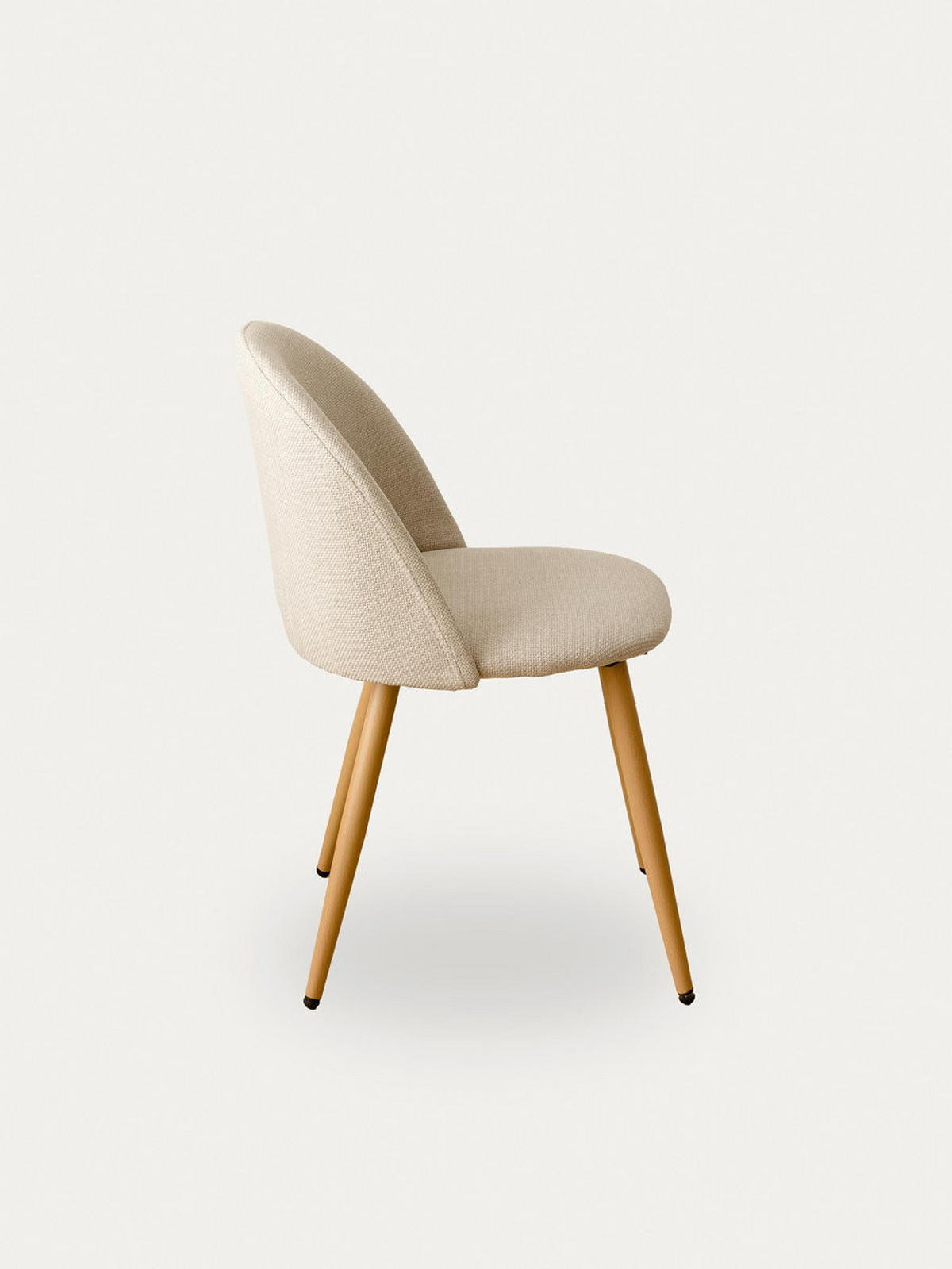 STUHL Brila Beige 51 cm x 77 cm - Beige, Textil (51/77/54cm) - Kenay Home