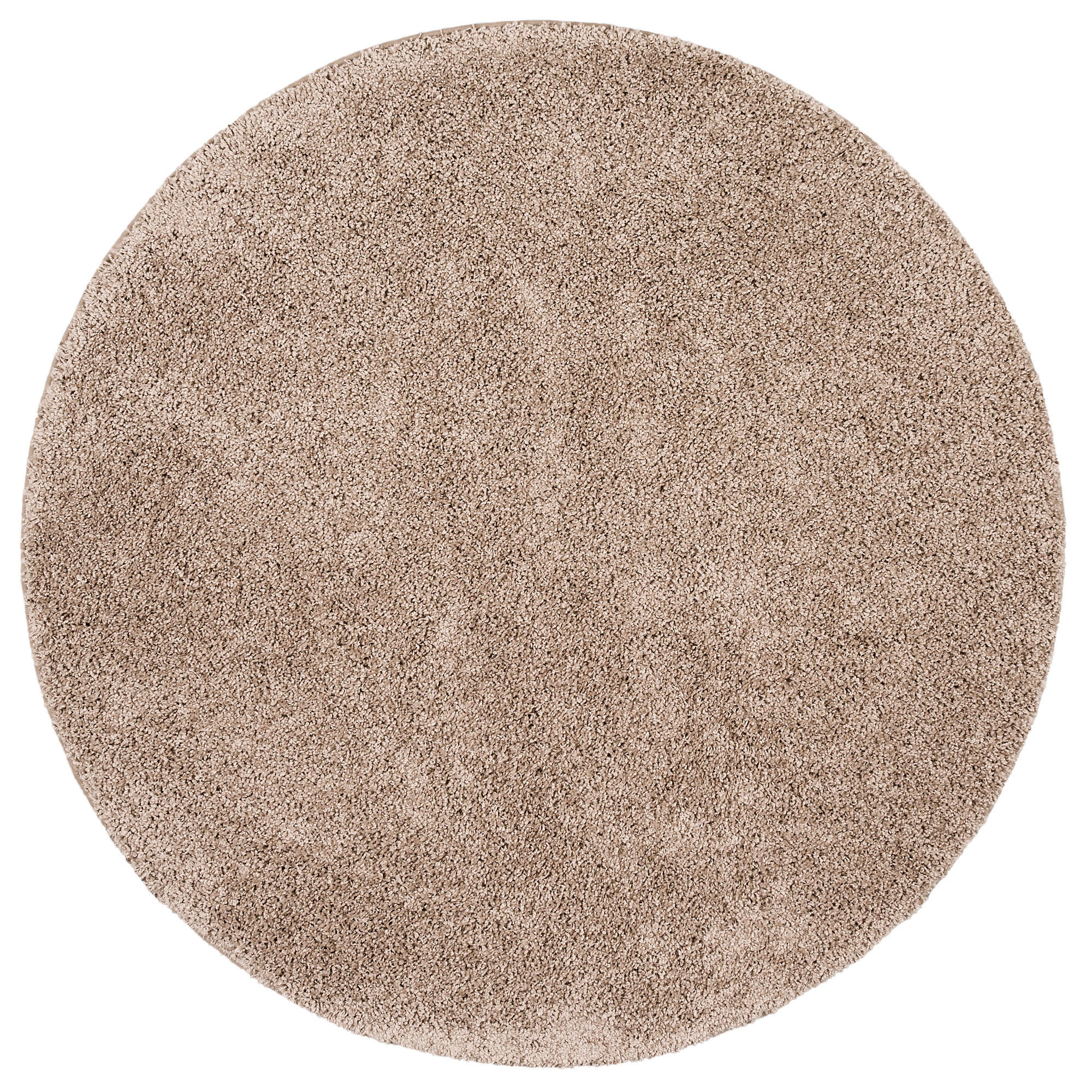 LUXUS HOCHFLOR LANGFLOR TEPPICH MILANO RUND - Mauve, Textil (200/200cm) - Snapstyle