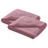 SCHMUSEDECKE 2er Set Strick rosa 70/100 cm - Pink, Textil (70/100cm) - wometo
