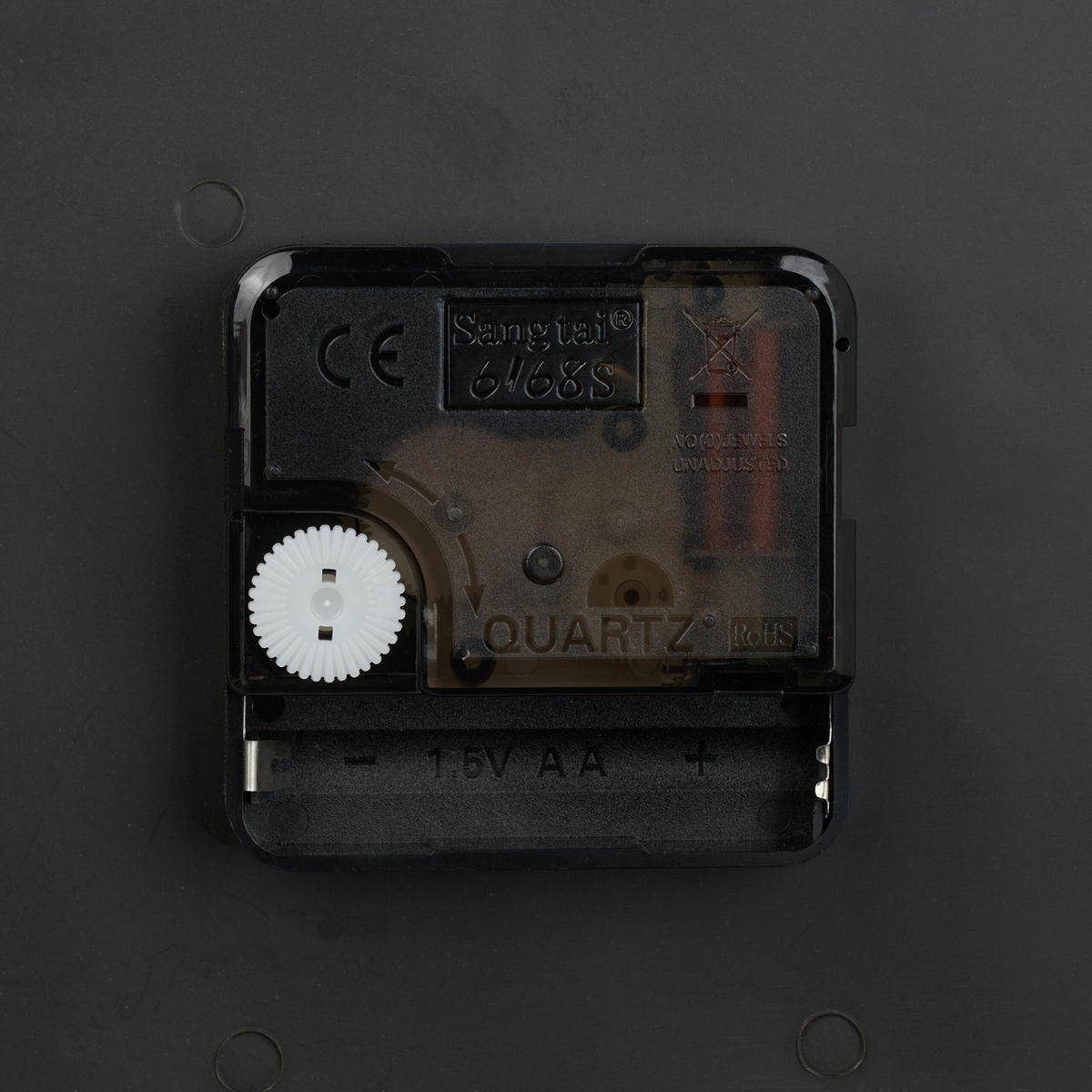 BAHNHOFSUHR - Multicolor, Glas/Metall (35/34/10cm) - Relaxdays