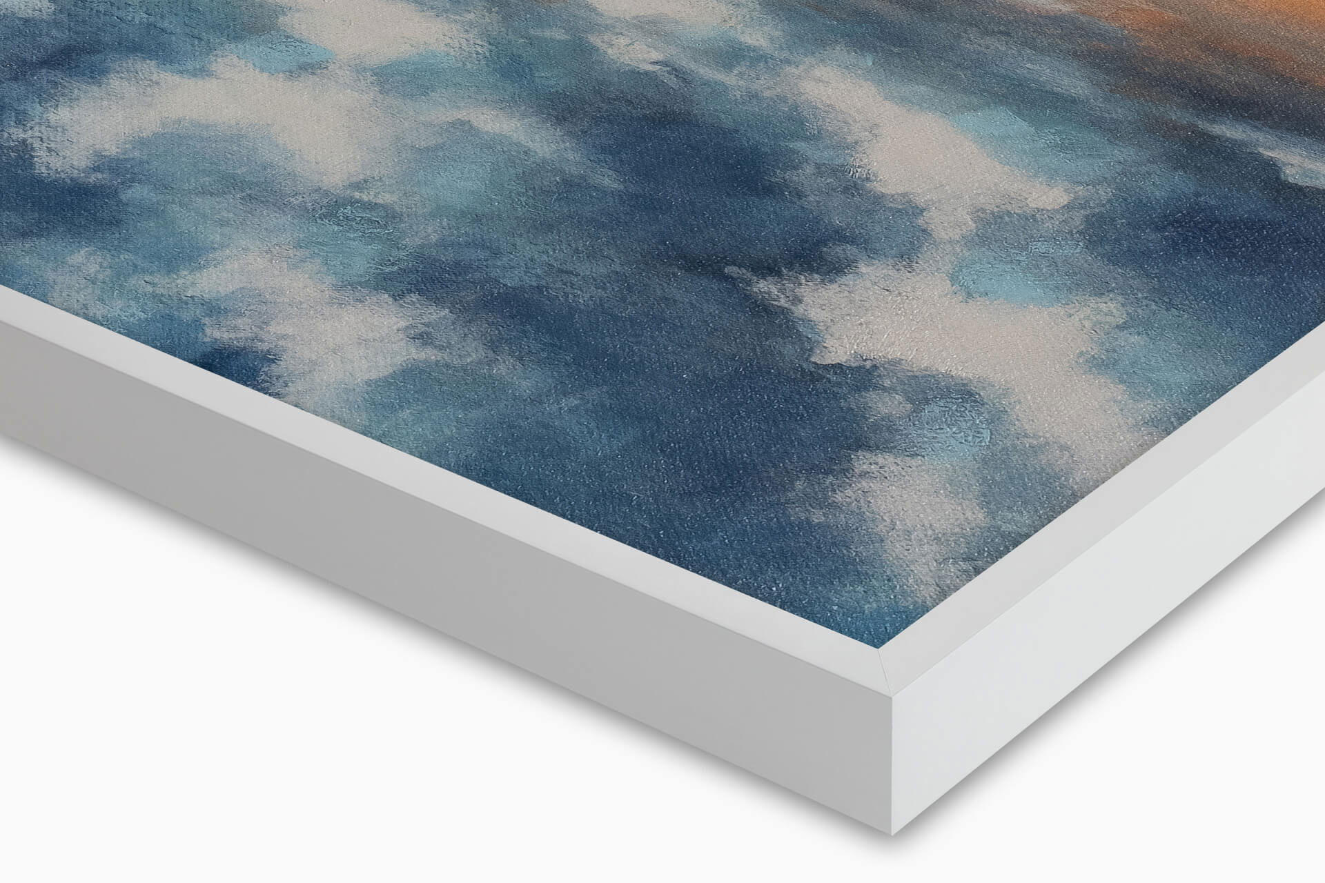 ACRYLBILD HANDGEMALT 90/60 cm - Beige, Holz/Textil (1.5/60cm) - KUNSTLOFT
