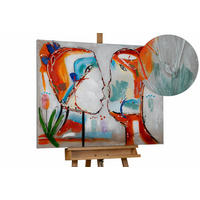 ÖLGEMÄLDE 100/75 cm - Multicolor, Holz/Textil (2.5/75cm) - KUNSTLOFT