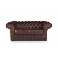 SOFA ohne Schlafmöglichkeit - 2 Personen - Leder - Schokoladenbraun - Braun, Leder (173/73/90cm) - Vente-Unique