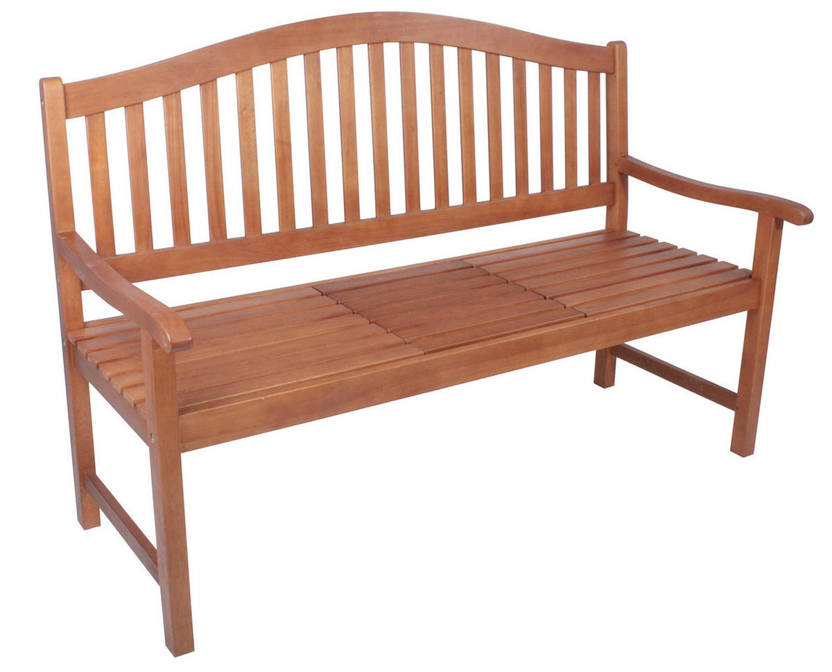 GARTENBANK Arles Terrassenbank - Braun, Holz (63/105/150cm) - DELUKE