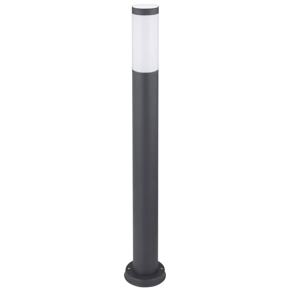 LED AUSSENLEUCHTE BOSTON Edelstahl Anthrazit - Anthrazit, Metall (12.7/12.7/80cm)