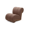 SESSEL CATCH ME, Komfortable Polsterung, 3D-Stoff, Hohe Festigkeit, Holzdetails, Farbe Braun - Schwarz/Bronzefarben, Holz/Textil (80/78/100cm) - DomoHome