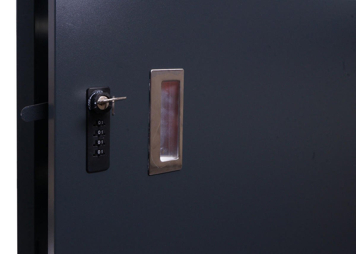 2ER-FAHRRADGARAGE PFLANZKASTEN L56B Anthrazit - Anthrazit, Metall (113/125/208cm) - MCW