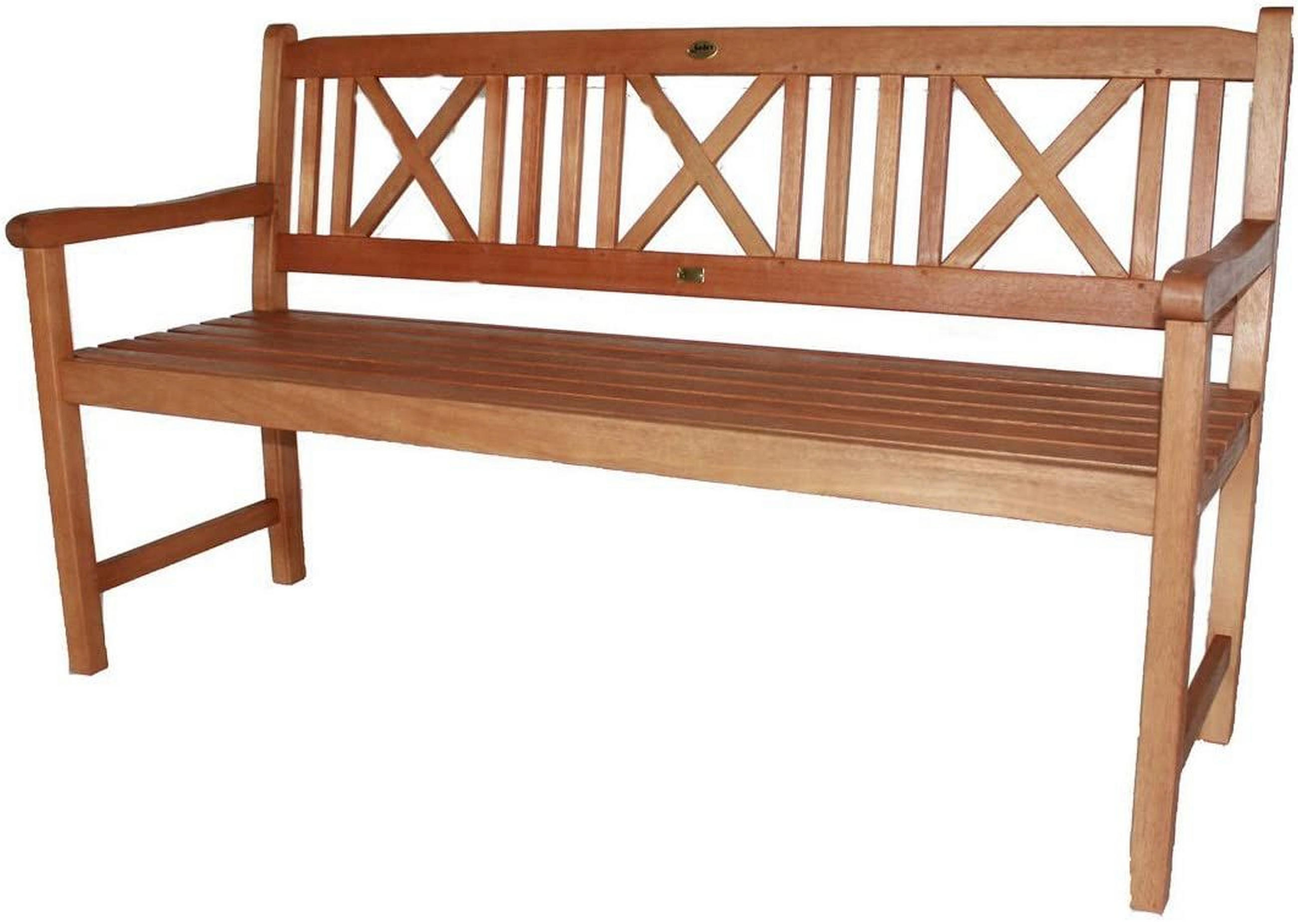 GARTENBANK Aalborg - Braun, Holz (59/89/151cm) - Sedex