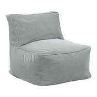 SITZSACK Caroline Grau - Grau, Textil (75/84/88cm) - Mömax