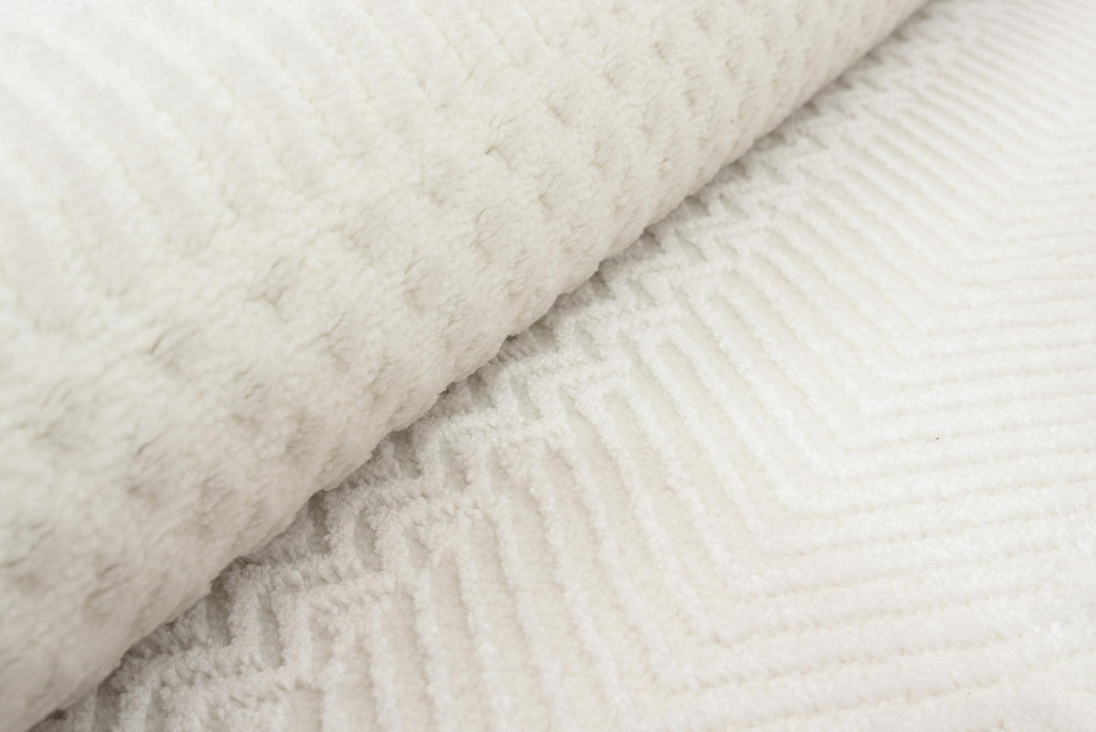 TEPPICH HERA Weiß 140/200 cm - Weiß, Textil (140/200cm) - Tapiso