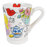 MAZAGRAN-BECHER Mutter in Bunt - 500 ml - Multicolor, Keramik (0.5L) - Blond Amsterdam