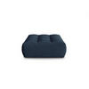 POUF Bloom aus strukturiertem Stoff dunkelblau - Dunkelblau, Textil (101/42/110cm) - Micadoni