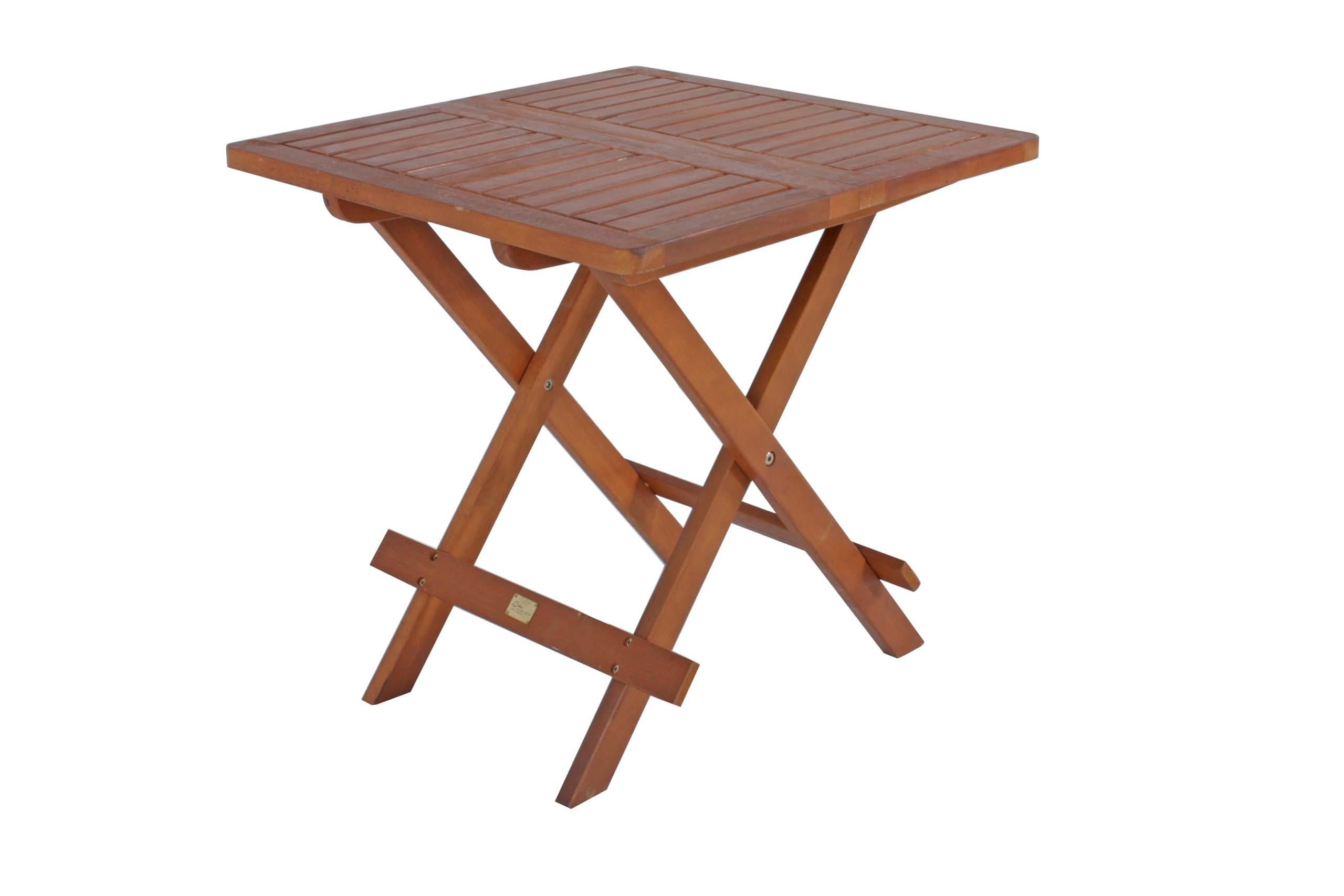 GARTENTISCH Tobi klappbar Garten - Braun, Holz (50/50/50cm) - DELUKE