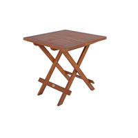 GARTENTISCH Tobi klappbar Garten - Braun, Holz (50/50/50cm) - DELUKE