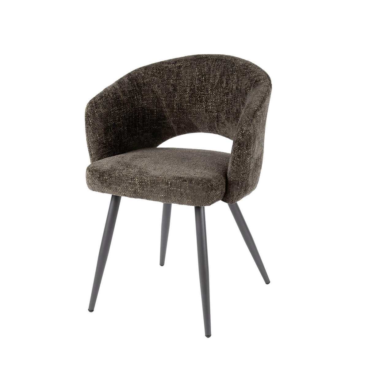 ESSZIMMERSTUHL Salon Braun 56/58/63 cm 2er-Set - Braun, Textil (58/63/56cm) - Hoyz Collection