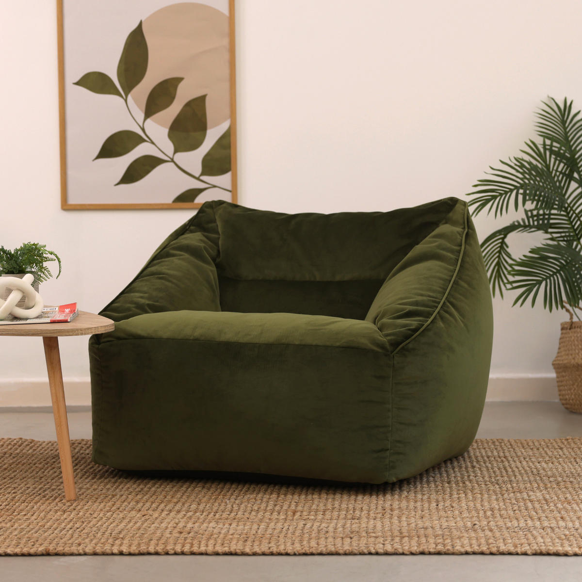 SITZSACK Sessel Natalia - Dunkelgrün, Textil (97/73/84cm) - icon