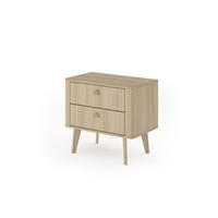 NACHTTISCH VIKI Beige 63x38x57 cm - Beige, Holzwerkstoff (63/57/38cm) - FURNLUX