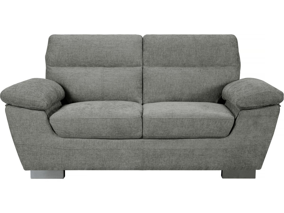 EINZELSOFA dallas Grau - Grau, Textil (88/90/169cm) - Habitat Garten