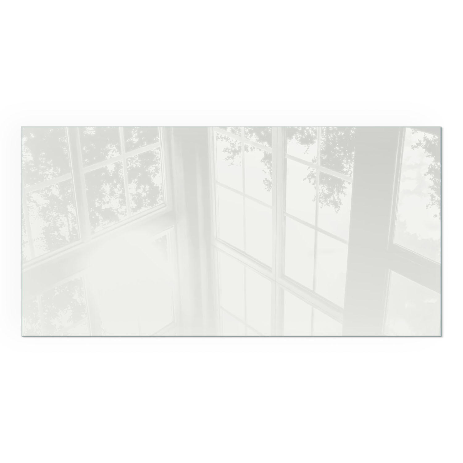 GLASPLATTE für Kamin 140x70 cm - Grau, Glas (140/70/0.4cm) - TULUP