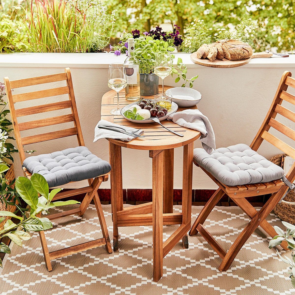 GARTENTISCH Lodge - Braun, Holz (80/45/75cm) - Butlers