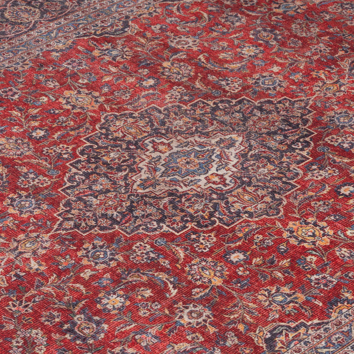 FLACHWEBETEPPICH Tullow - Rot, Textil (120/170cm) - Kukoon Rugs