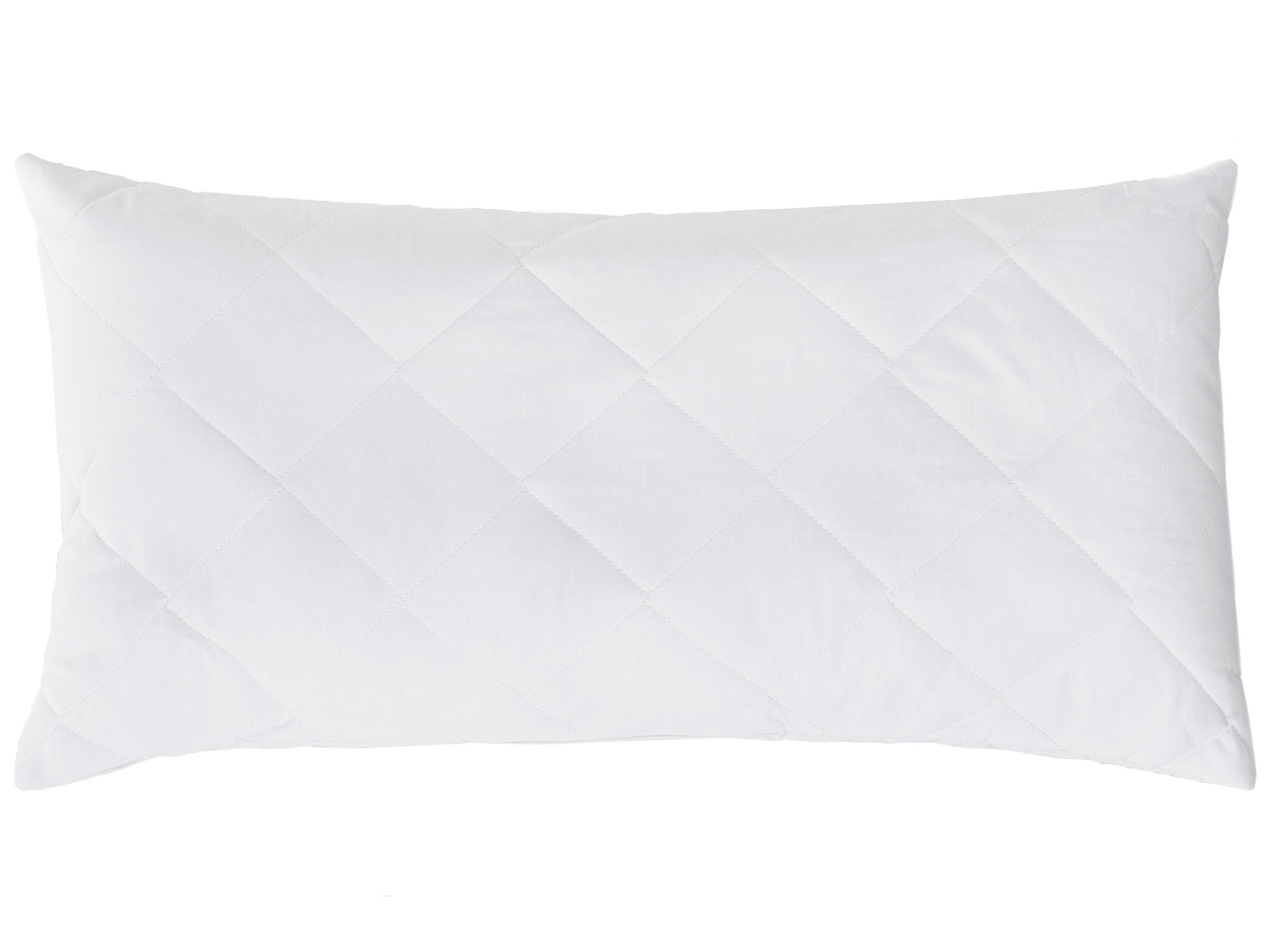 KISSEN, 40x80 cm, 50% Polyester, 50% Baumwolle, Weiß - Weiß, Textil (40/80cm) - Zollner