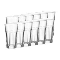 LONGDRINKGLÄSER Rock transparent 340 ml 12er Set - Transparent, Glas (0.34L) - Leonardo Living
