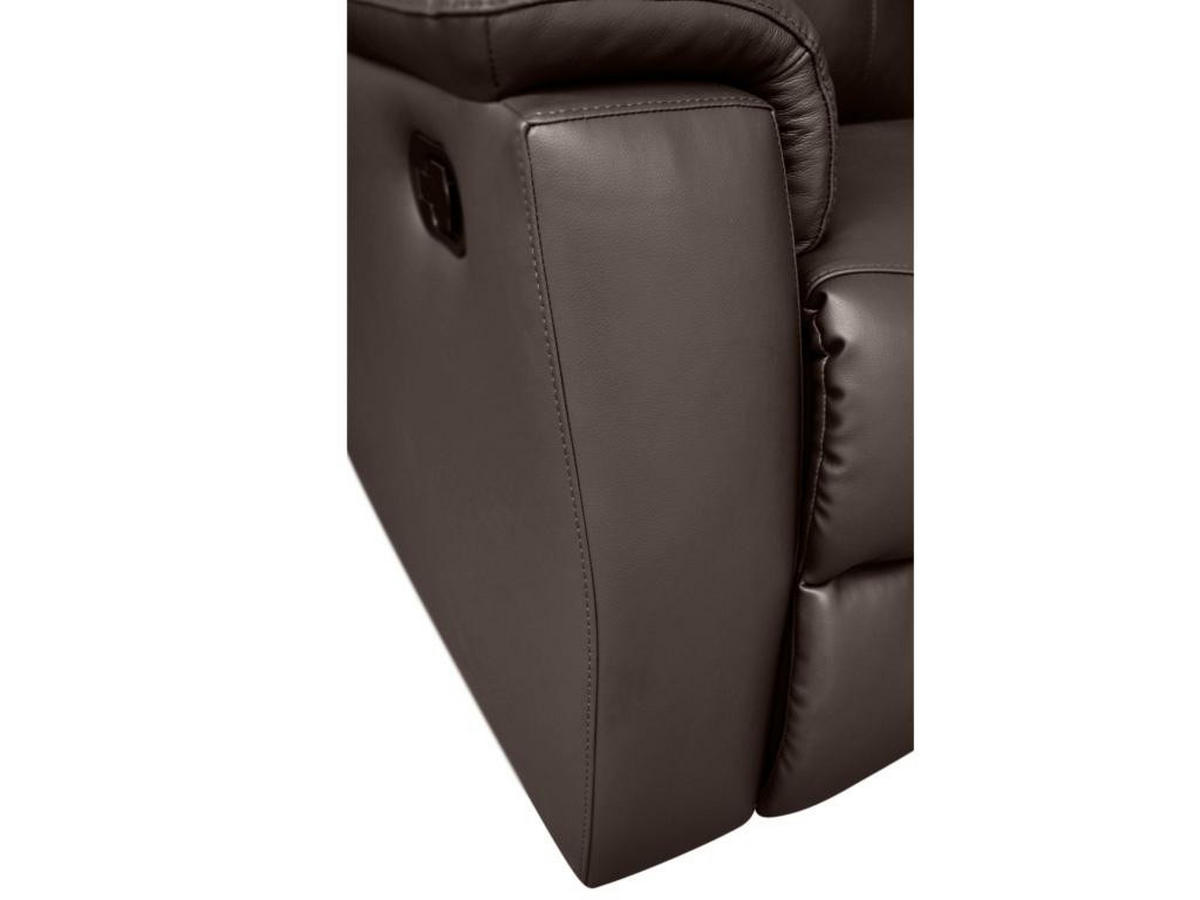 RELAXSOFA Leder Ecksofa - Braun - EVASION - Braun, Leder (217/217cm) - Vente-Unique