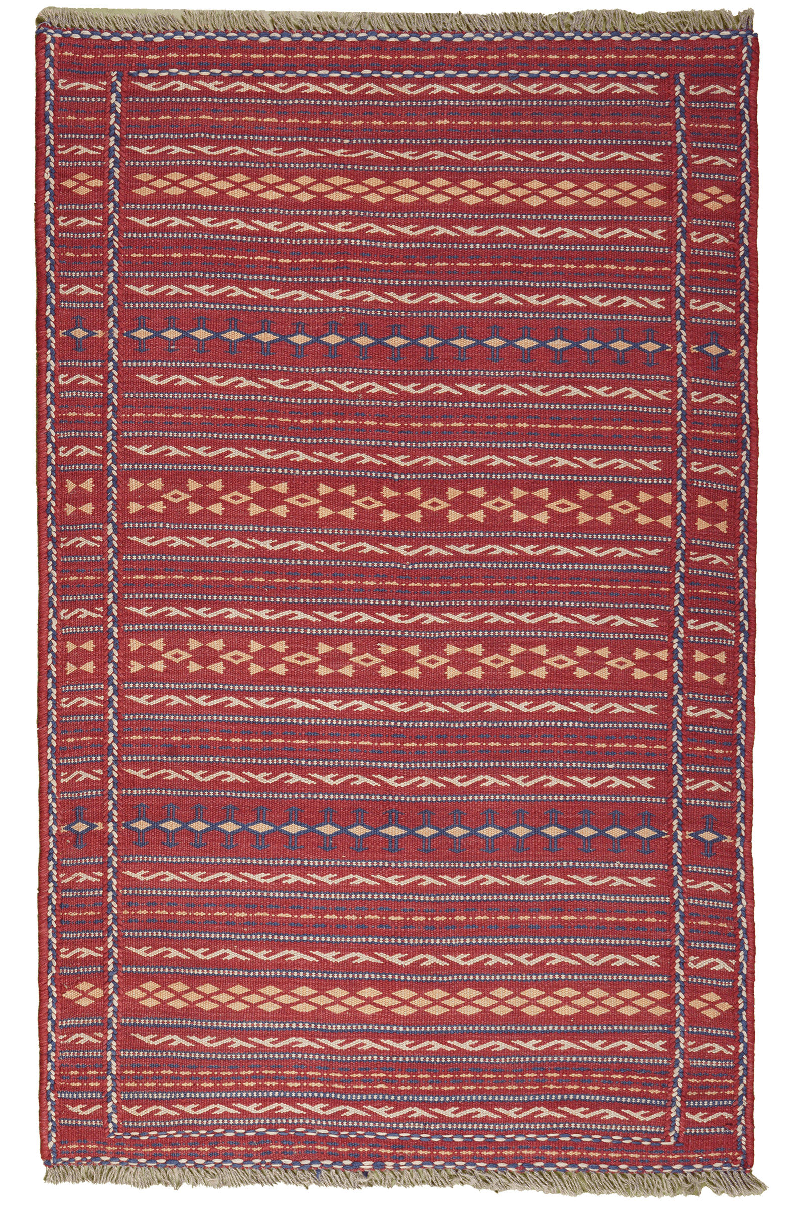 Looma Kelim-Teppich Rot 98x157 cm