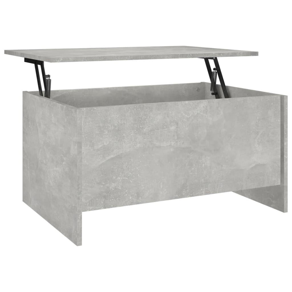 COUCHTISCH Betongrau 80x55,5x41,5 cm Holzwerkstoff - Grau, Holzwerkstoff (80/55.5/41.5cm) - furnicato