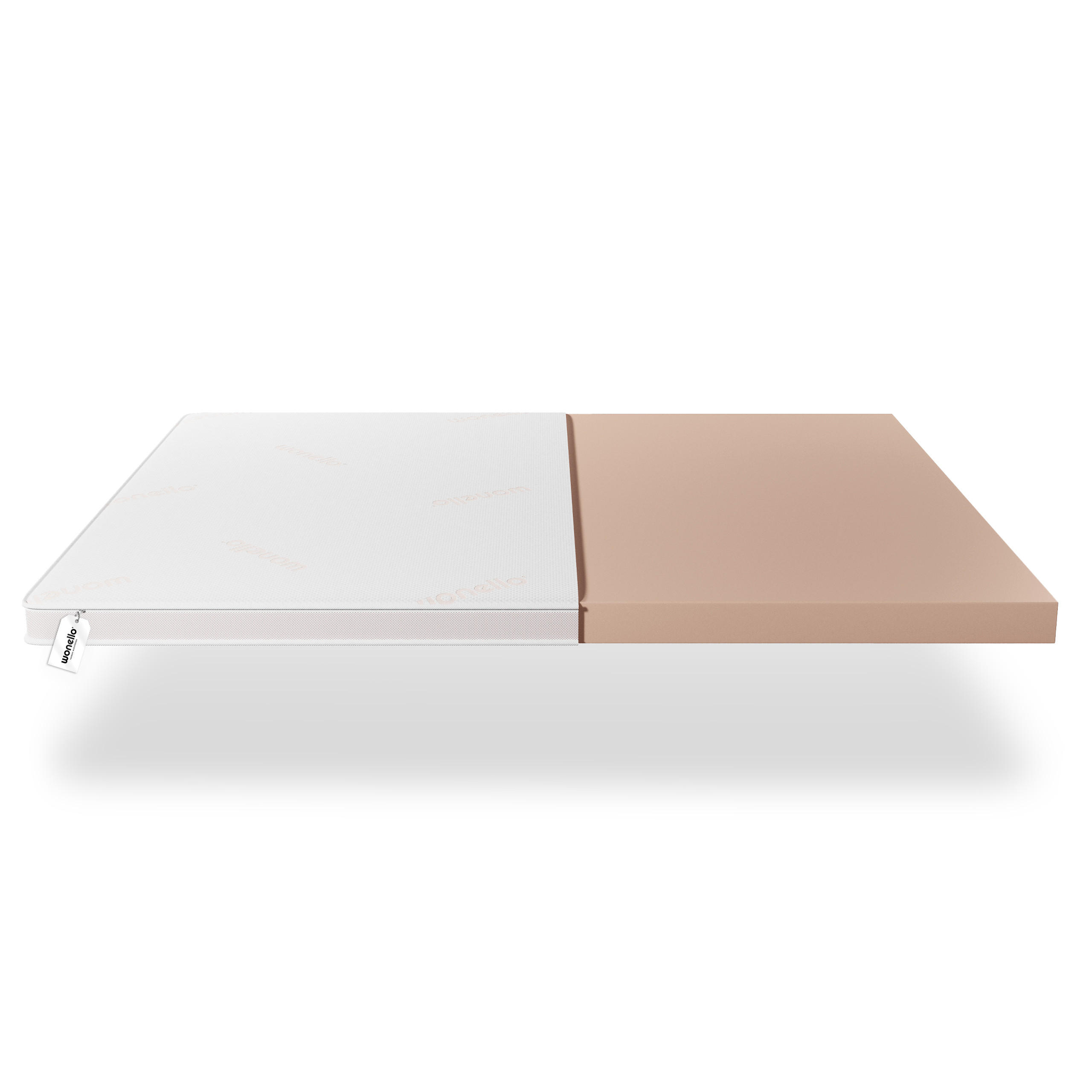 wonello Topper Weiß 140x200 cm