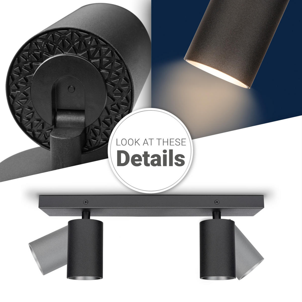 STRAHLER Timo Sq - Schwarz, Metall (9/5.7/12.7cm) - Paco Home