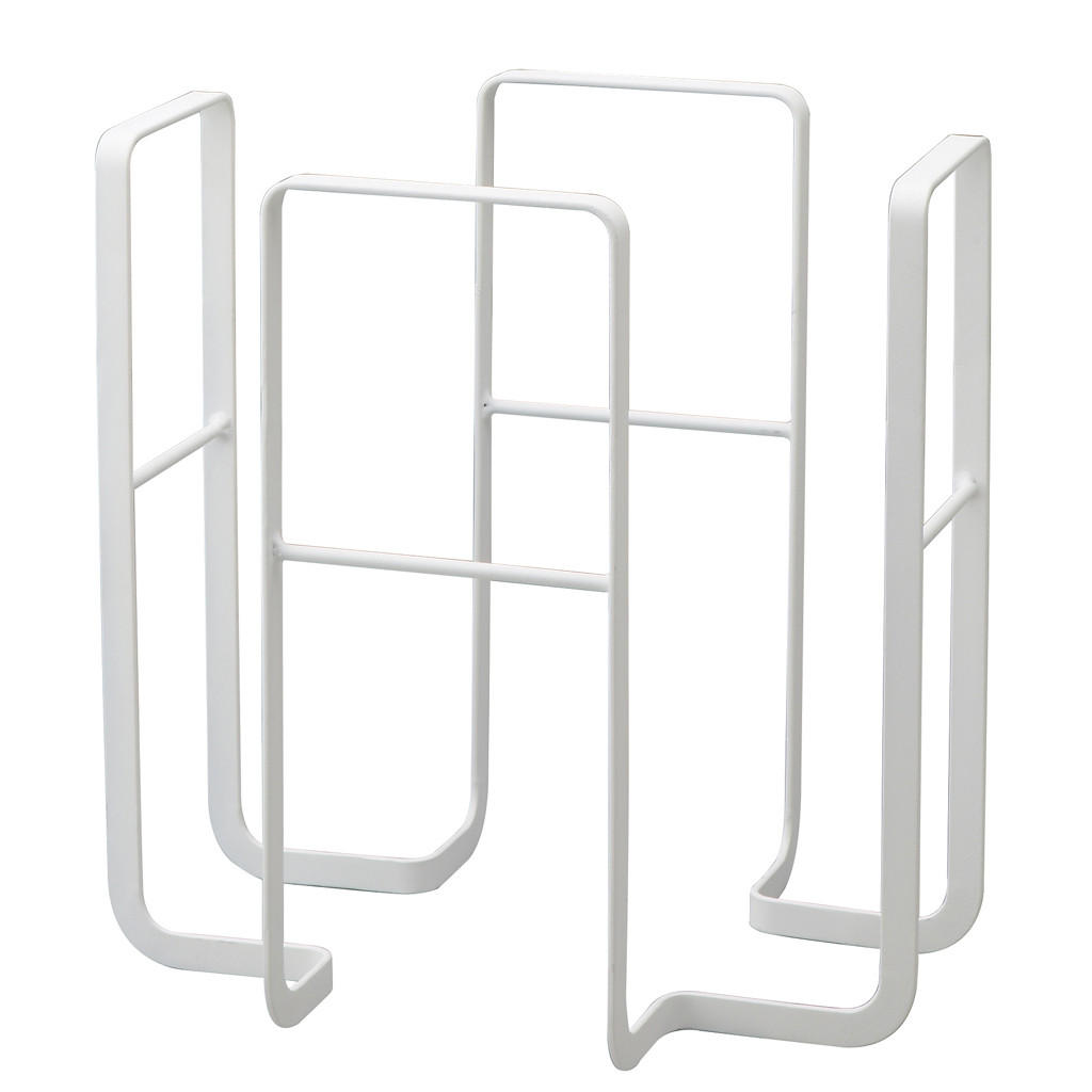 ZEITUNGSSTÄNDER Tower 6471 Weiß Metall 35/35/27.5 cm - Weiß, Metall (35/35/27.5cm) - Yamazaki